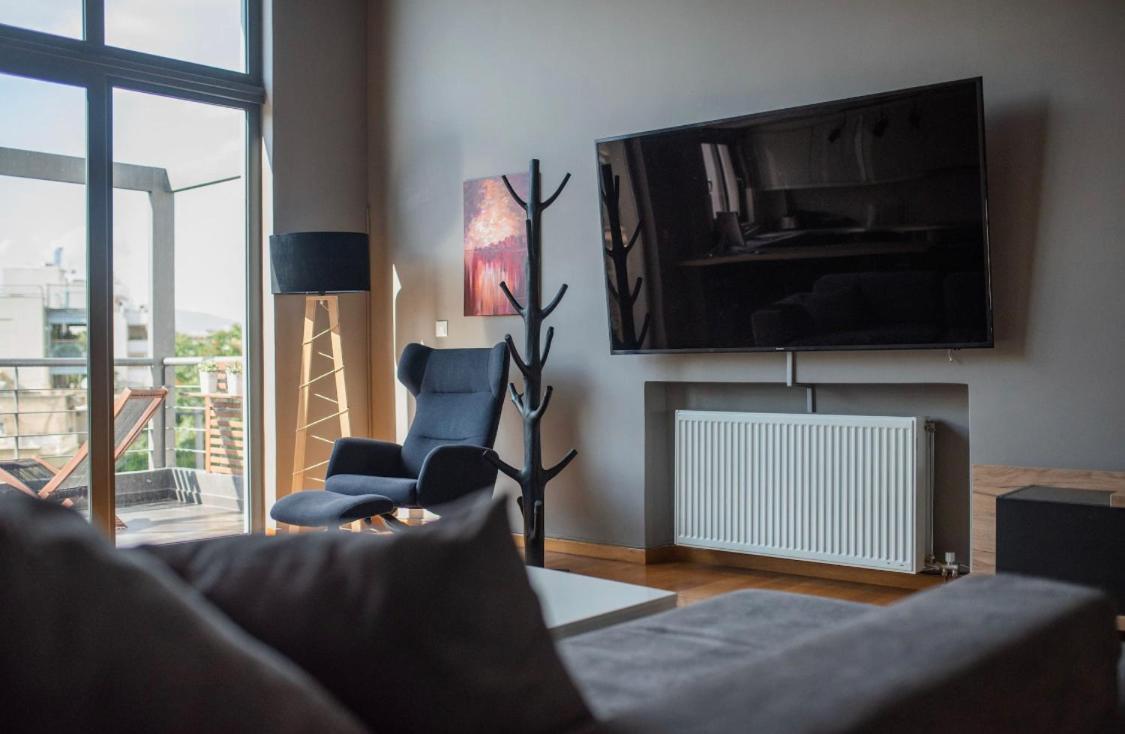 아테네 Minimal Brand New Loft Next To Subway 아파트 외부 사진